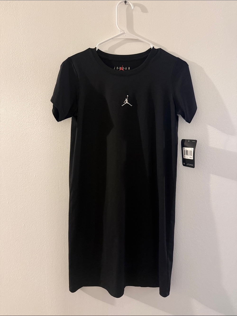 Jordan Black Tee Dress with White Jumpman